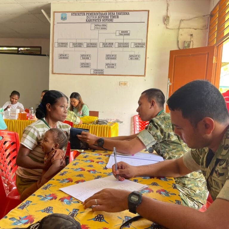 Program SEHATI Jadi Bukti Kepedulian Yonif TP 859/RBK terhadap Kesehatan Warga
