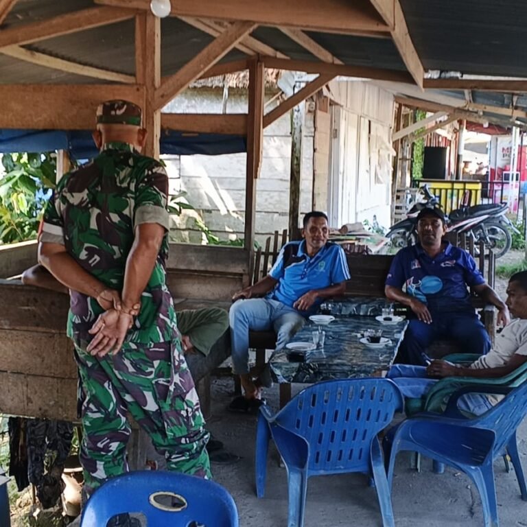 Dari Warung Kopi ke Persatuan Bangsa, Babinsa Bangun Kesadaran Kebangsaan Warga