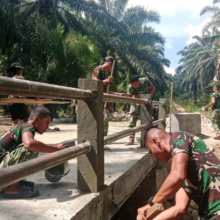 Kodim 0118/Subulussalam Matangkan Penyelesaian Jembatan untuk Dukung Ekonomi Warga
