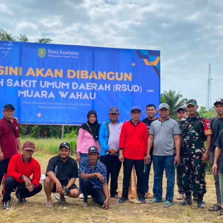 Babinsa Pastikan Kegiatan Sosialisasi Pembangunan RSUD Muara Wahau Berjalan Kondusif