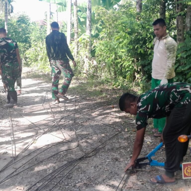 TNI Bangun Empat Jembatan Aramco Baru untuk Buka Konektivitas Wilayah Aceh Selatan