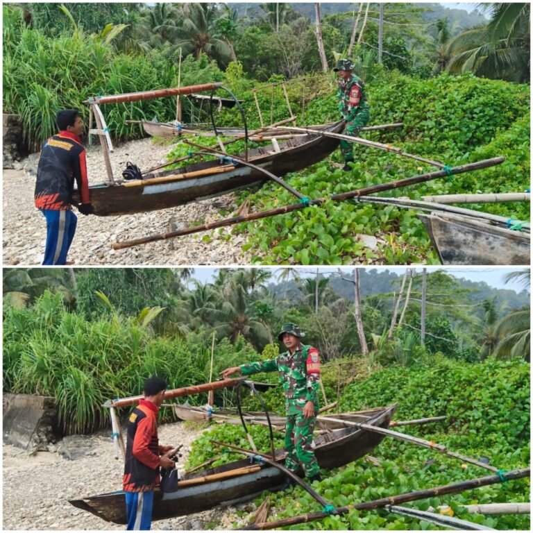 Demi Laut Berkelanjutan, Babinsa Koramil Simeulue Timur Berikan Edukasi kepada Nelayan