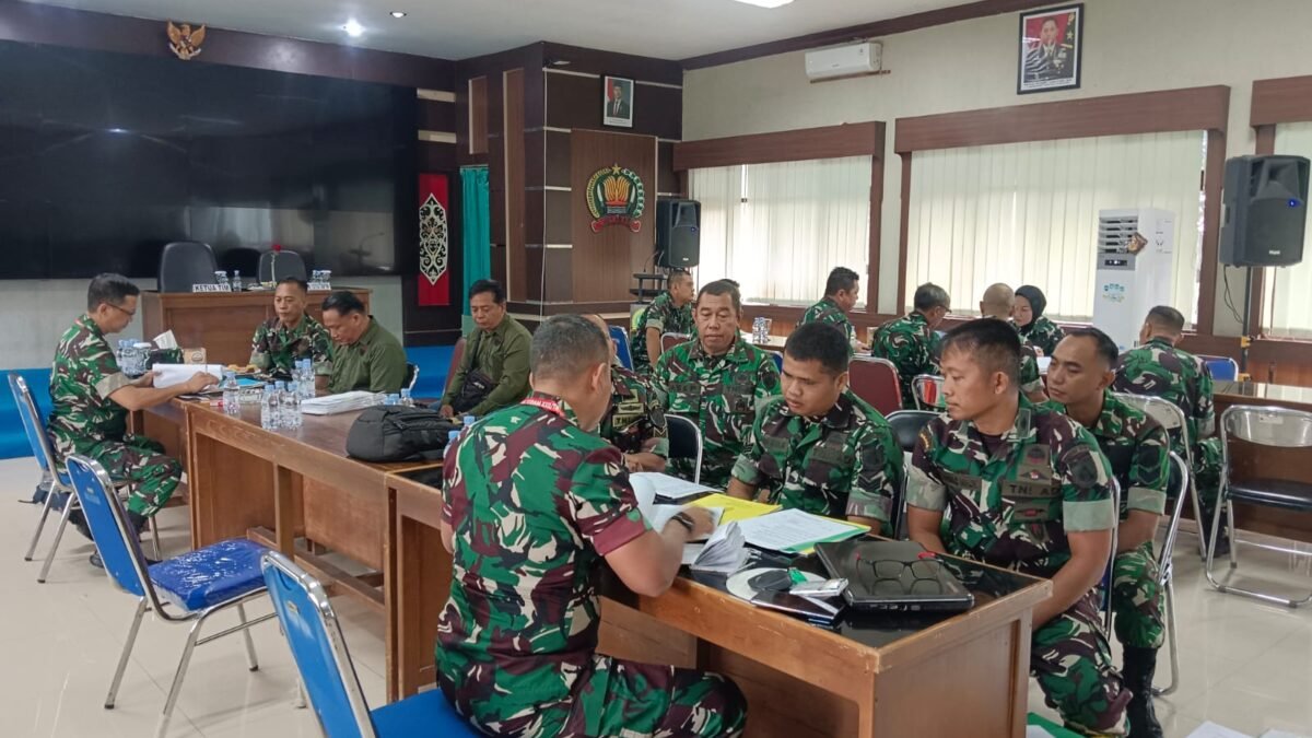 Audit Kinerja Itdam XXII/Tambun Bungai Dorong Kodim Tapin Tingkatkan Profesionalisme Satuan