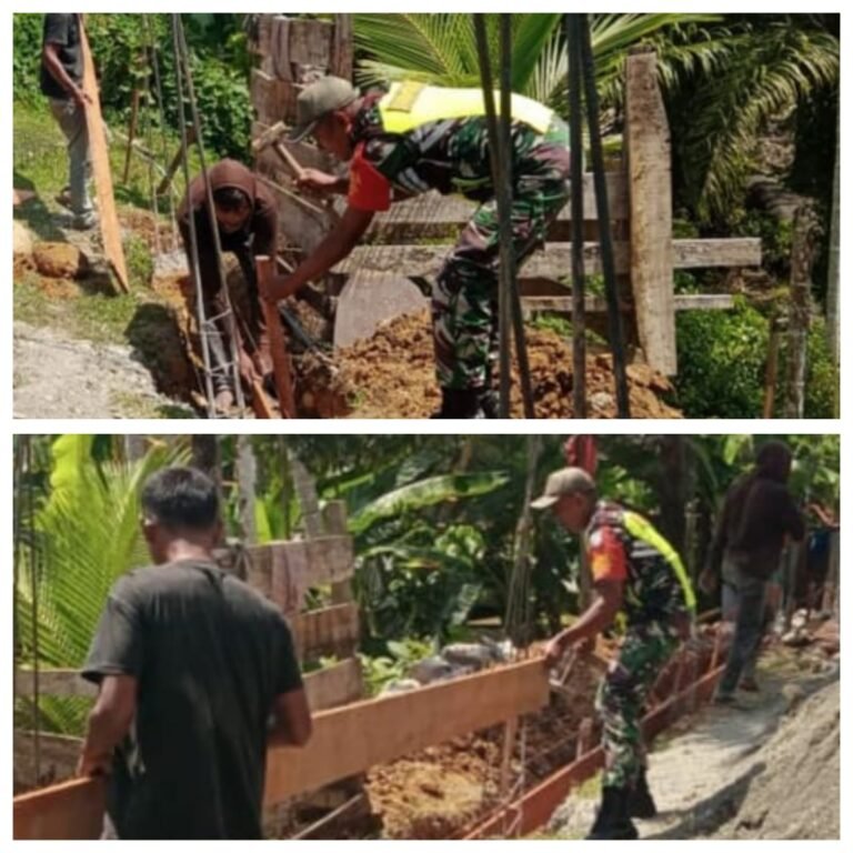 Kepedulian TNI Terlihat, Babinsa Aceh Barat Turun Langsung Bantu Warga Binaan