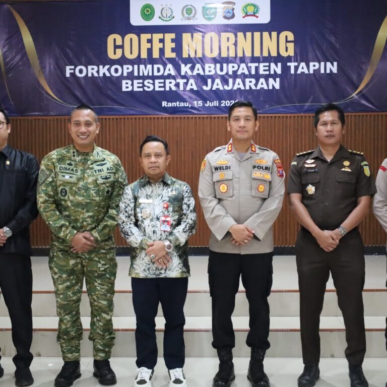 Forkopimda Tapin Perkuat Soliditas dan Koordinasi Lewat Coffee Morning