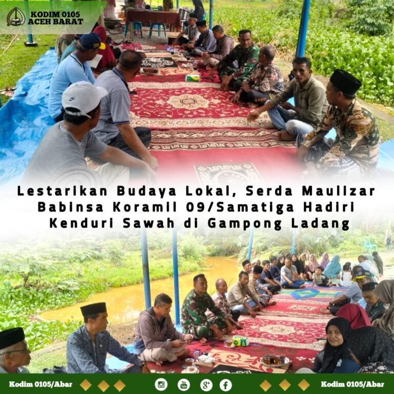 Tradisi Kenduri Sawah Perkuat Ketahanan Sosial Masyarakat Aceh Barat