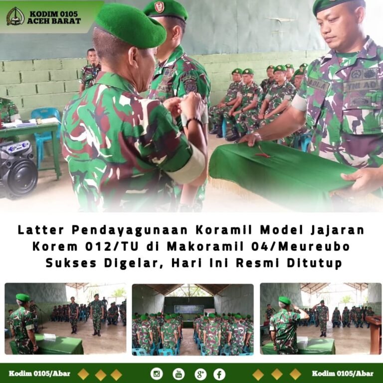 Babinsa Jajaran Korem 012/TU Dibekali Kemampuan Teritorial Hadapi Tantangan Tugas