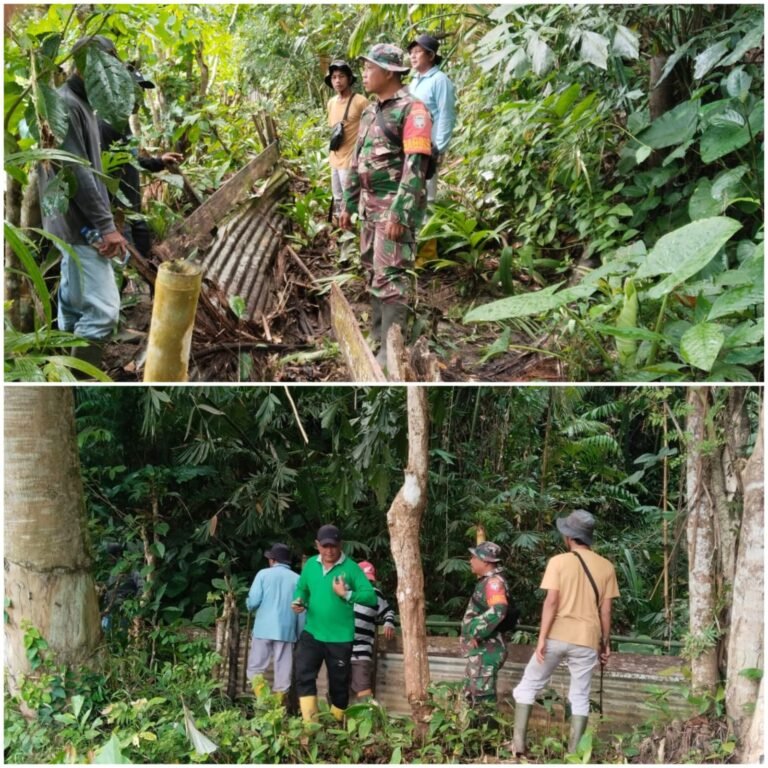 Koptu Apriandi Perkuat Pendampingan Petani Melalui Gotong Royong Perbaikan Kebun
