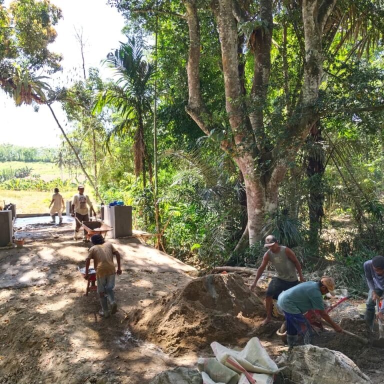Koramil 1010-04/Binuang Bersama Masyarakat Wujudkan Jembatan Garuda Berkualitas