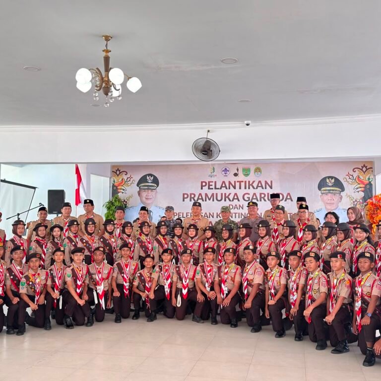 Mayor Inf Mardianus Hadiri Pelepasan Kontingen Jambore Nasional XII Ketapang