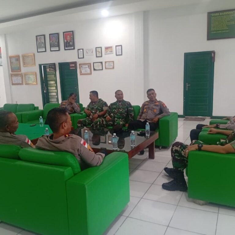 Perkuat Sinergitas, Kapolres Aceh Jaya Bersama Jajaran Silaturahmi ke Kodim 0114/Aceh Jaya