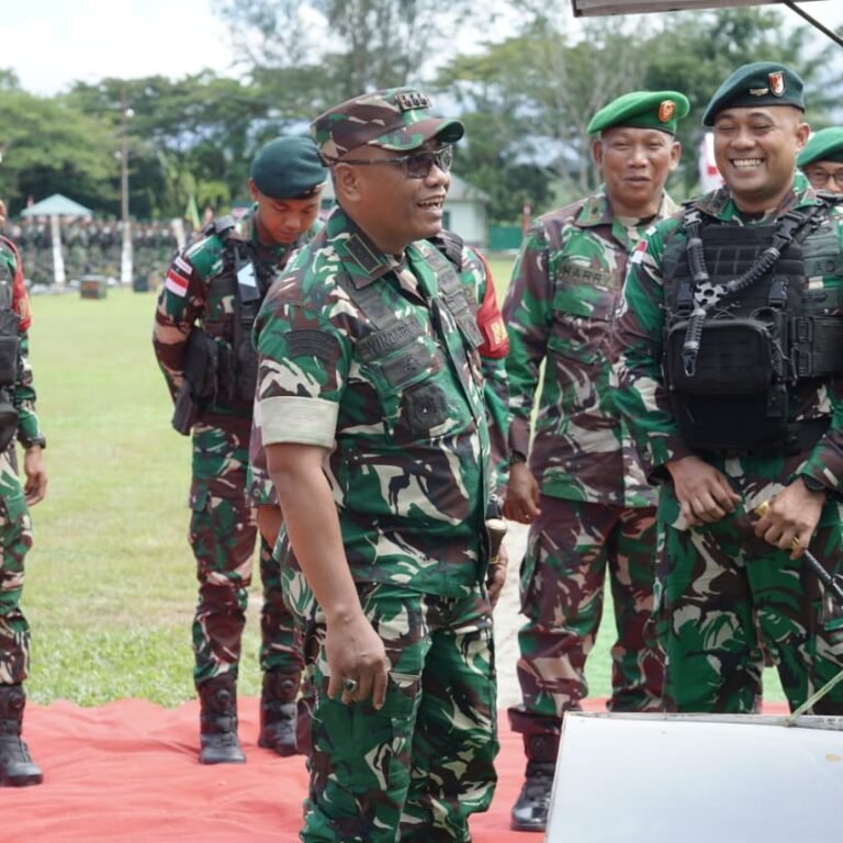 Korem 012/Teuku Umar Gelar Riksiap Ops Yonif 115/Macan Leuser Jelang Pengamanan Perbatasan RI-PNG