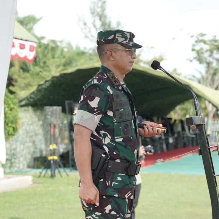 Kesiapan Satgas Pamtas Yonif 115/ML Jadi Fokus Riksiapops yang Dipimpin Pangdam IM