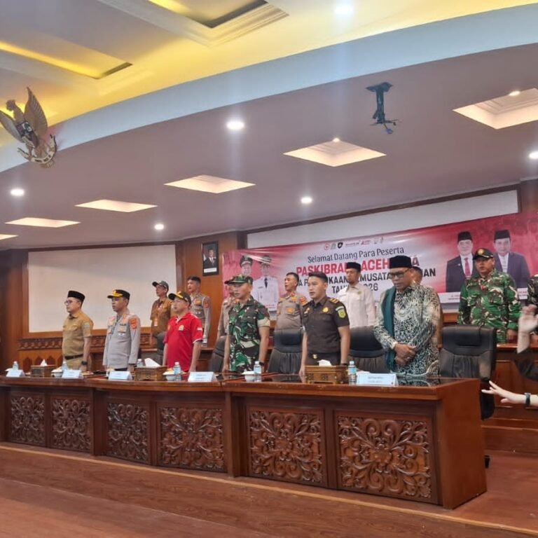 Dandim 0114/Aceh Jaya Hadiri Pembukaan Pelatihan Paskibraka Kabupaten Tahun 2026
