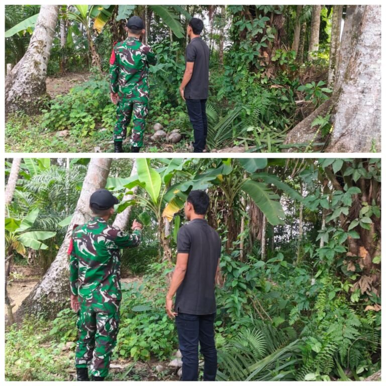 Cuaca Terik Picu Risiko Karhutla, Babinsa Ajak Warga Jaga Kelestarian Lingkungan