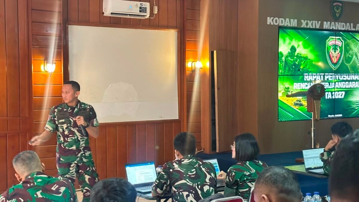 Kodam XXIV/Mandala Trikora Matangkan Rencana Kerja 2027 Demi Optimalisasi Tugas Pertahanan