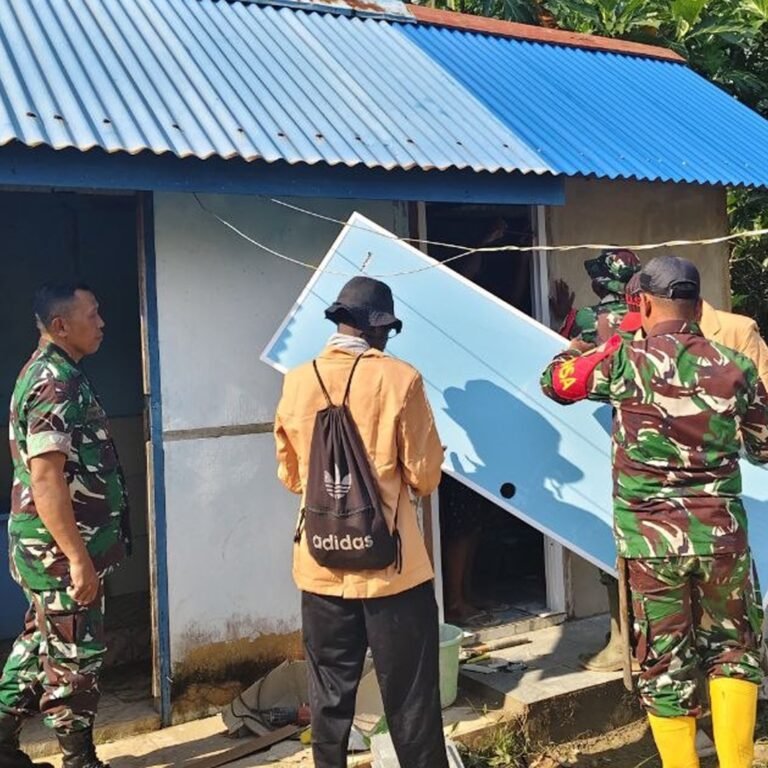 Karya Bakti TNI AD 2026 Wujudkan Gereja Layak dan MCK Baru untuk Warga Dusun Serapu