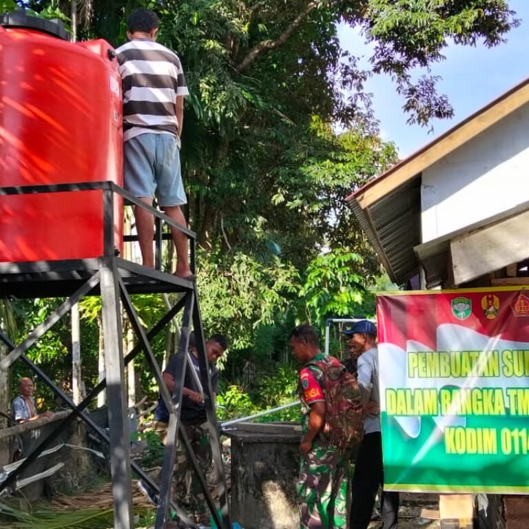 Sumur Bor TMMD Kodim 0114/Aceh Jaya Segera Hadirkan Akses Air Bersih bagi Warga Sarah Raya