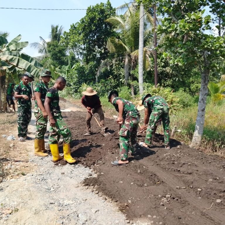 Pembangunan Jalan Tamban Bangun Capai 57 Persen, Gotong Royong Tak Kenal Lelah