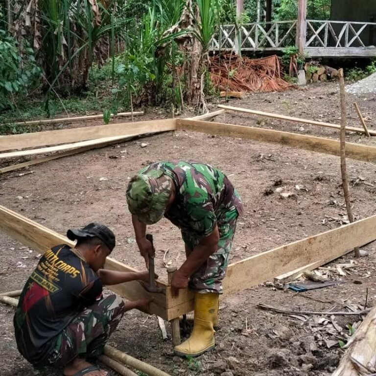 Rutinitas Barisan Pagi Jadi Landasan Kerja Satgas TMMD di Bone
