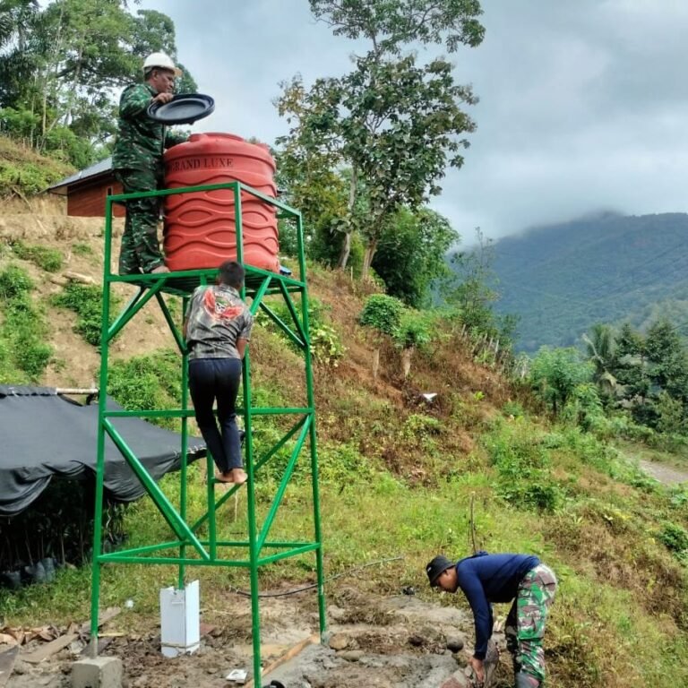 Pattuku Segera Nikmati Air Bersih Setelah Tandon Terpasang di Titik Sumur Bor Pertama