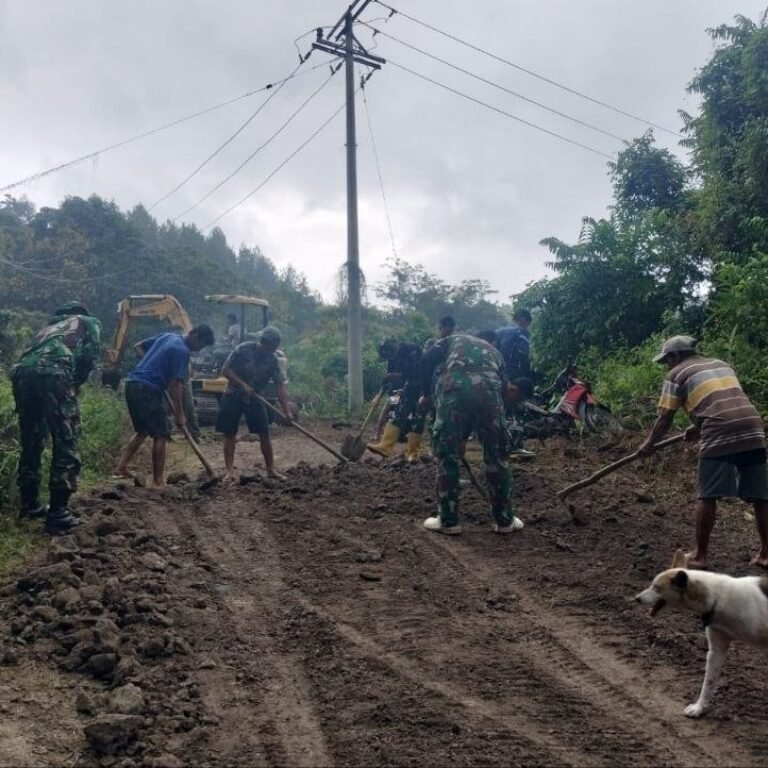Sinergi TNI-Masyarakat Bawa Akses Lebih Baik di Desa Pattuku
