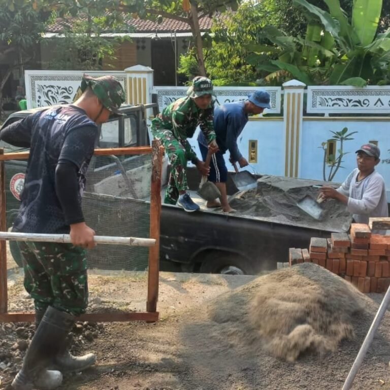 Dari Atap Bocor ke Rumah Layak, Mardiono Apresiasi Kegiatan TMMD di Desa Parangjoro