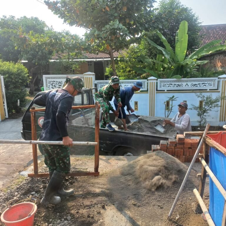 Mardiono Terharu, Rumahnya Direhabilitasi dalam TMMD Kodim 0726/Sukoharjo