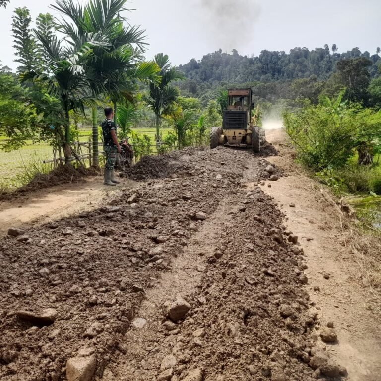 Desa Sarah Raya Kecamatan Pasie Raya Jadi Lokasi Pusat TMMD Ke-129 Aceh Jaya