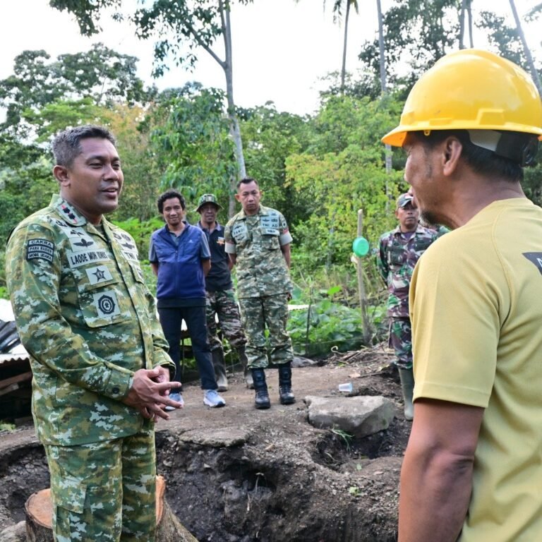 Desa Patukku Jadi Lokasi Pembangunan Jembatan Gantung dalam Program TMMD Ke-129 Kodim 1407/Bone