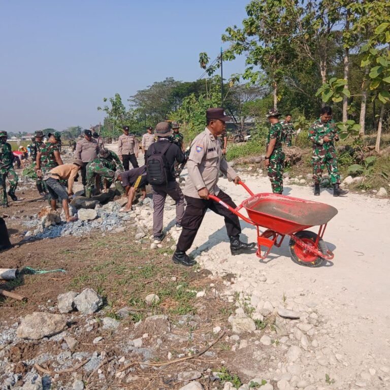 Pembangunan TMMD Reguler Ke-129 di Desa Parangjoro Digarap Kodim 0726/Sukoharjo