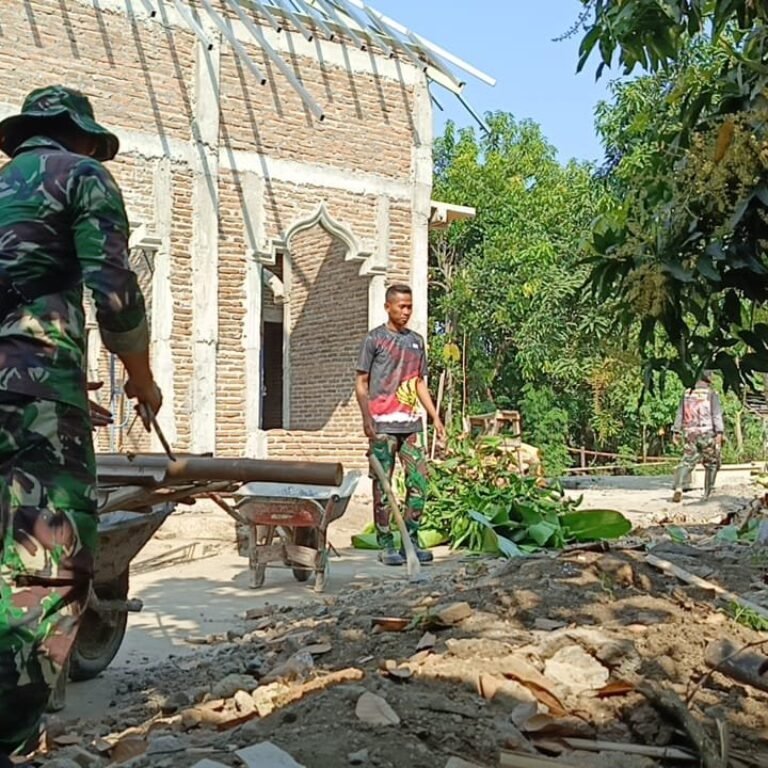 Dukuh Ngadijoyo Jadi Lokasi Pembangunan Masjid Al Mubarok dalam Program TMMD