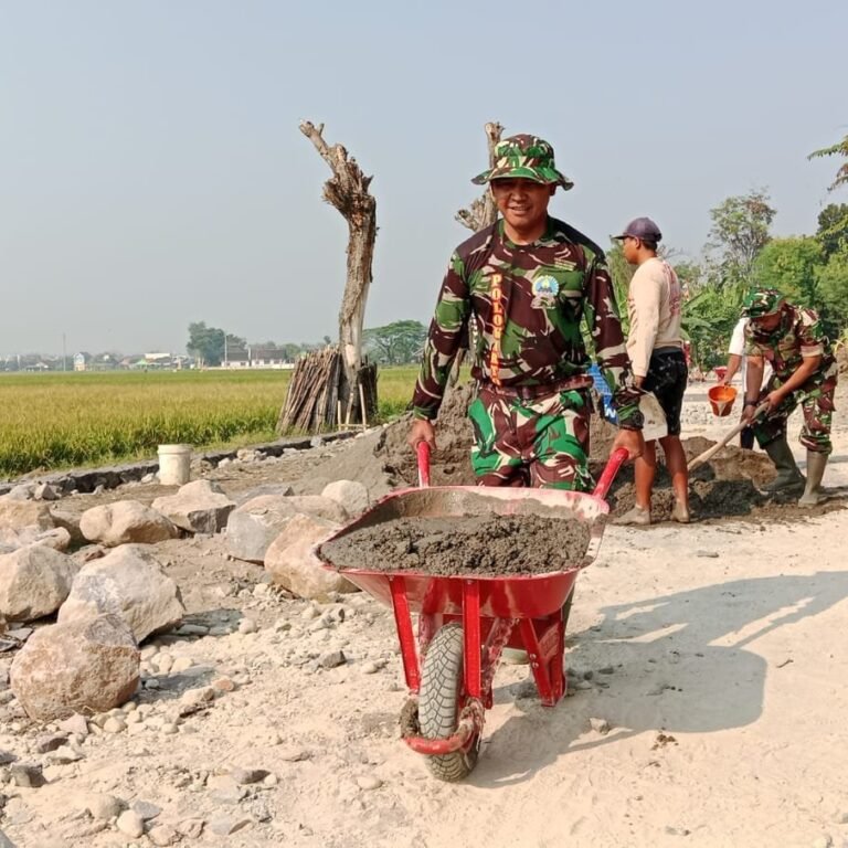 Desa Parangjoro dan Kecamatan Grogol Jadi Lokasi Pembangunan Talud TMMD