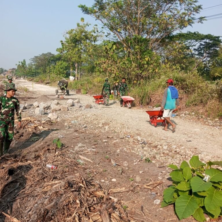 Desa Parangjoro Kecamatan Grogol Jadi Lokasi Pembangunan Talud TMMD