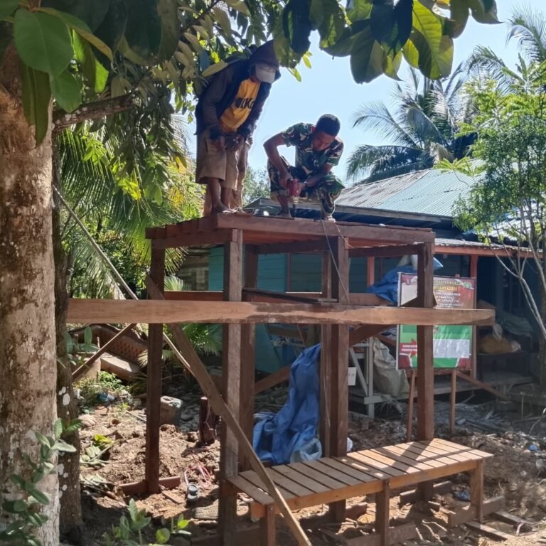 TMMD Ke-129 Bergerak di Kecamatan Tamban dengan Pembangunan Air Bersih