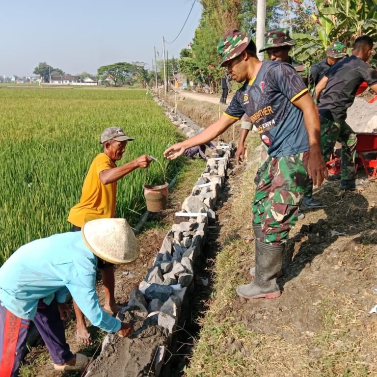 Desa Parangjoro Jadi Lokasi TMMD Reguler Ke-129 dengan Pembangunan Infrastruktur