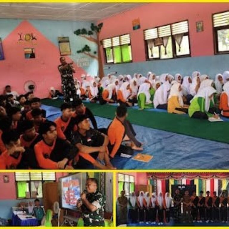 Babinsa Laksanakan Anjangsana untuk Peserta Didik Baru di SMAN 2 Gunung Meriah