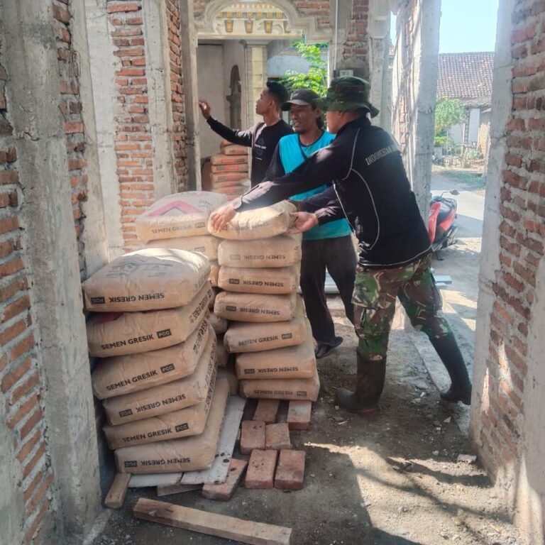 Peningkatan Fasilitas Ibadah di Desa Parangjoro melalui TMMD Reguler Kodim 0726/Sukoharjo