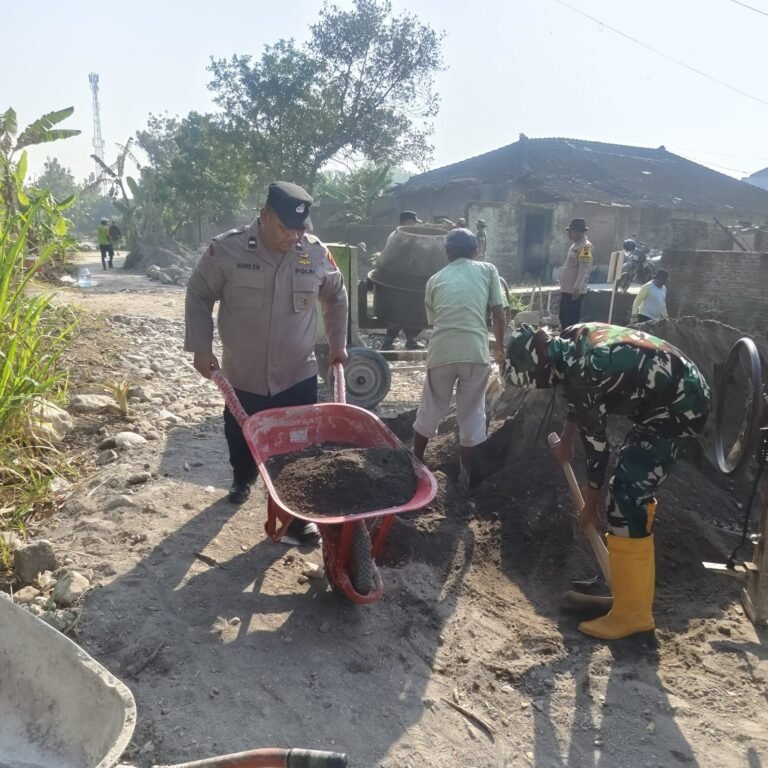Desa Parangjoro Kecamatan Grogol Jadi Lokasi Pembangunan Talud Satgas TMMD Reguler ke-129