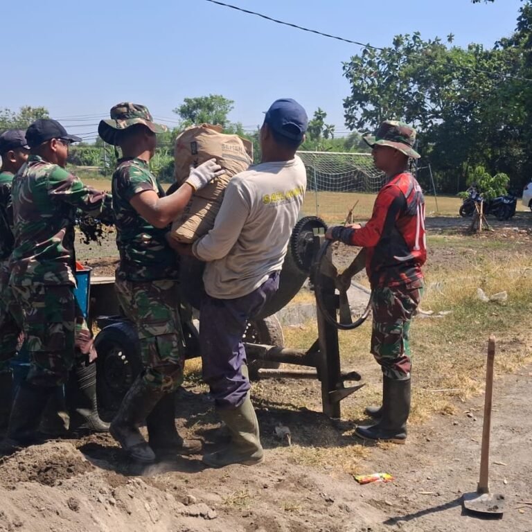 Desa Parangjoro Jadi Lokasi Pembangunan Talud TMMD Reguler Ke-129 oleh Kodim 0726/Sukoharjo