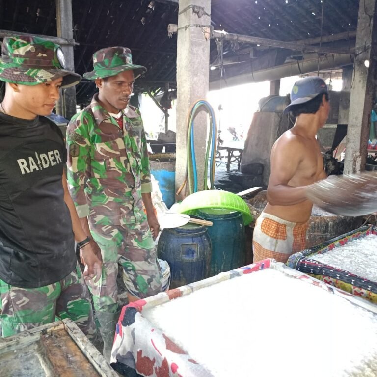 Rumah Produksi Tahu Wiyoto di Desa Parangjoro Kecamatan Grogol Jadi Lokasi Interaksi Satgas