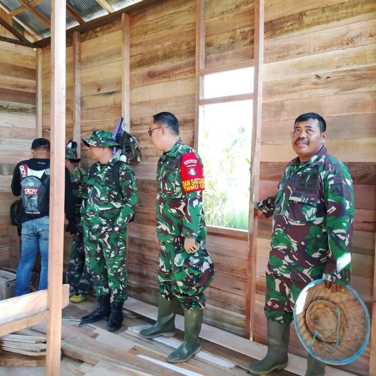 Desa Tamban Bangun Jadi Lokasi Pengawasan Pelaksanaan TMMD Ke-129