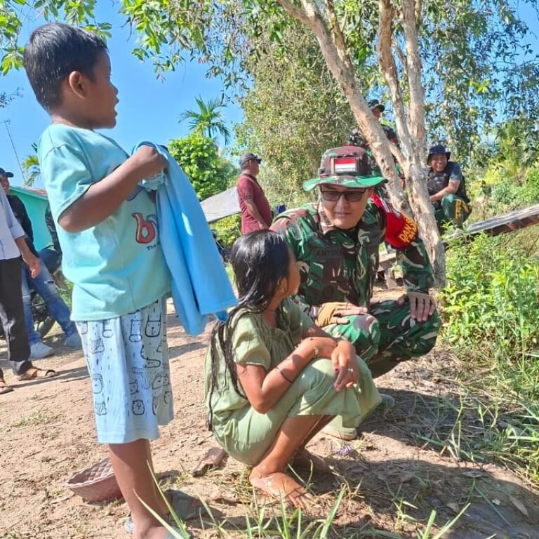 Di Barito Kuala, Pemandangan Sederhana Bermakna Hadir dalam TMMD Ke-129