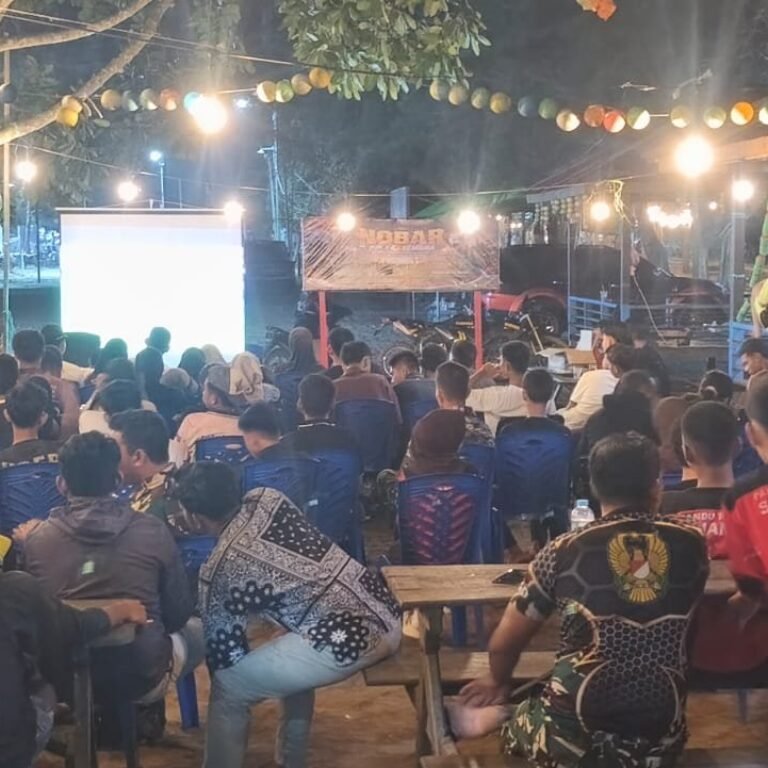 Pererat Kemanunggalan TNI-Rakyat, Kodim 0909/Kutai Timur Adakan Nobar Kebangsaan