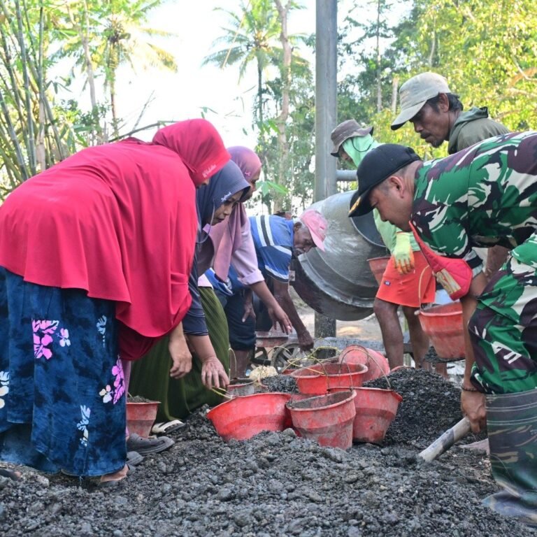 Pembangunan Jembatan Gantung Desa Taddangpalie di Kecamatan Sibulue Dipenuhi Aksi Gotong Royong