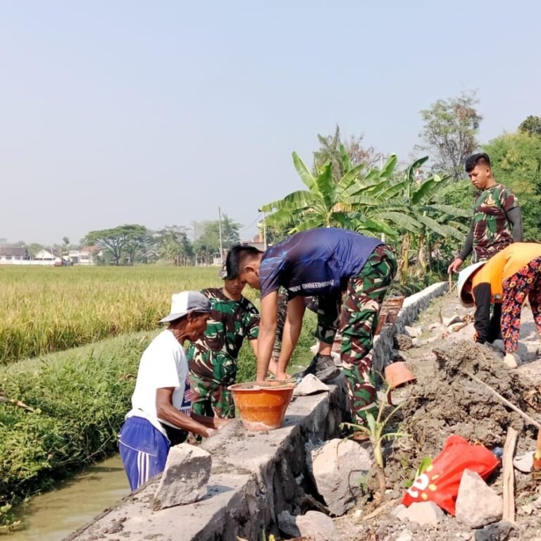 Desa Parangjoro di Kecamatan Grogol jadi lokasi pembangunan talud 500 meter TMMD Reguler ke-129