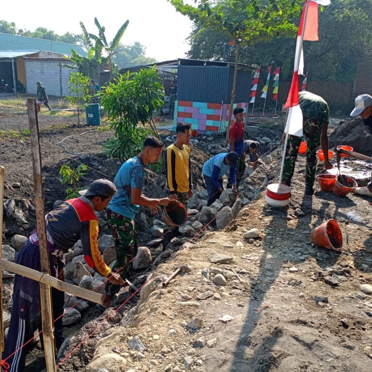 Talud di Dukuh Sidomoro RT 02/RW 10 Dikebut untuk Atasi Ancaman Erosi