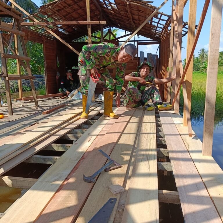 Desa Tamban Bangun Terima Perehaban Rumah RTLH dari Program TMMD Ke-129