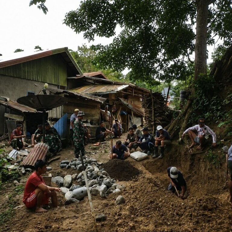 Pengerjaan Sasaran Fisik TMMD di Dusun Langi, Kecamatan Bontocani Fokus Jambanisasi atau MCK