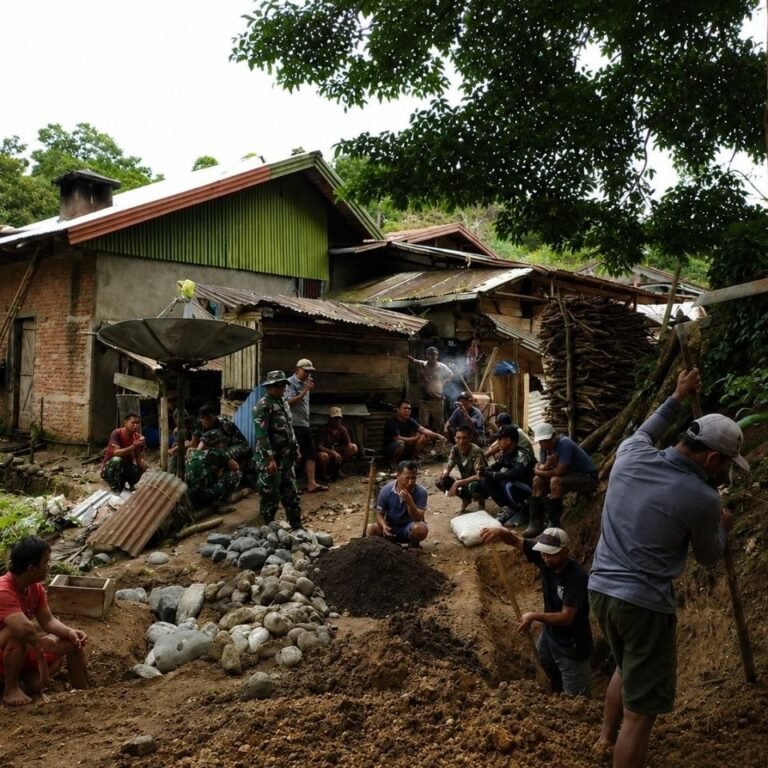 Dusun Langi, Kecamatan Bontocani Jadi Lokasi Penggalian Pondasi TMMD Ke-129